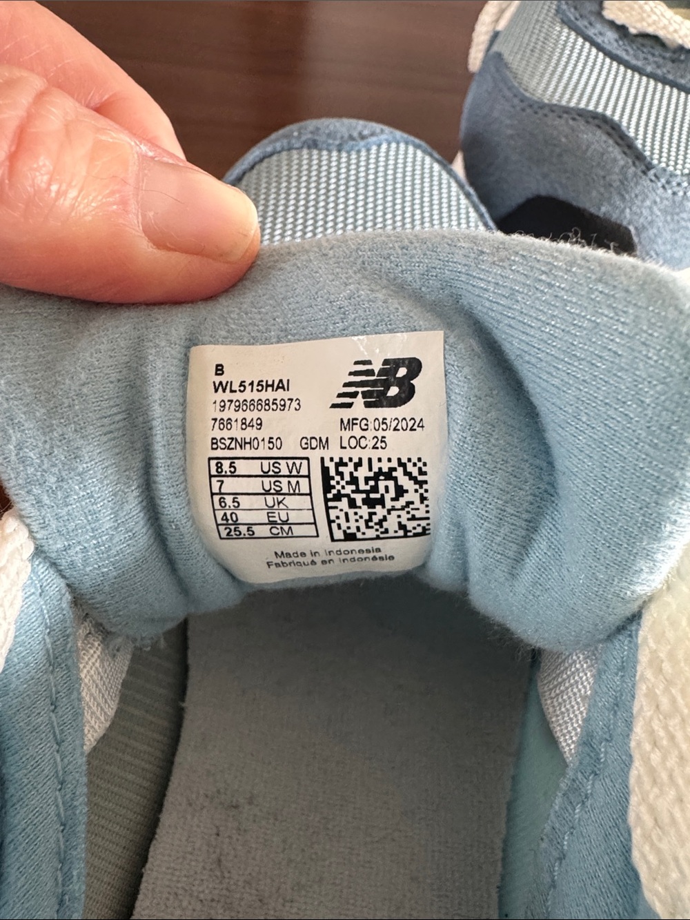 New Balance 515H Platform Sneakers Women’s 8.5 Chrome Blue/Heron Blue - Picture 7 of 8